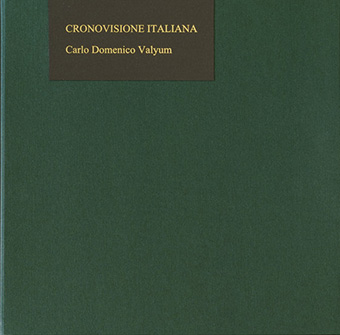 Carlo Domenico Valyum - Cronovisione Italiana CD 27949