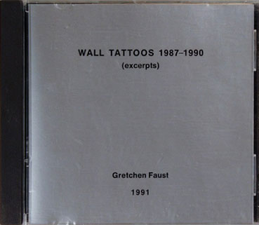 Gretchen Faust - Wall Tattoos 1987-1990 CD 28613