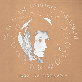 Joan La Barbara - Voice is the original Instrument LP 27297