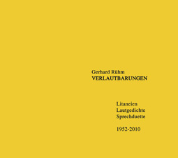 Gerhard Rühm - Verlautbarungen CD 24418