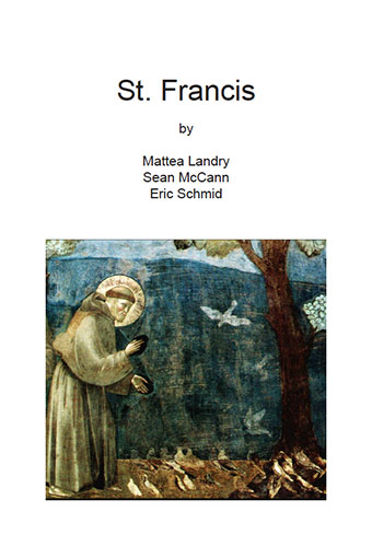 Eric Schmid / Sean McCann / Mattea Landry - St. Francis Book+CD 27760