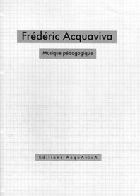 Frédéric Acquaviva - Musique Pédagogique Book 24601