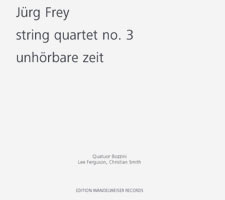 Jürg Frey - String Quartet No. 3 CD 27404