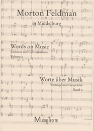 Morton Feldman - Words on Music Book 24729