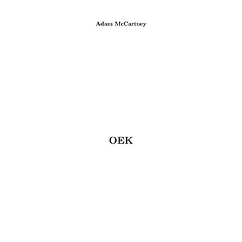 Adam McCartney - OEK LP 27814
