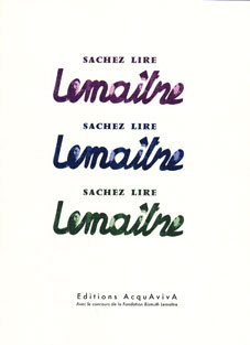 Maurice Lemaitre - Sachez Lire Book 24942