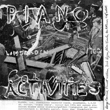 Philip Corner - Piano Activities LP 24641