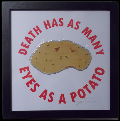 Malcolm Green - Death Has As Many Eyes as a Potatoe Art Multiple