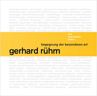 Gerhard Rühm - Begegnungen der besonderen Art 3DVD-Box 26679