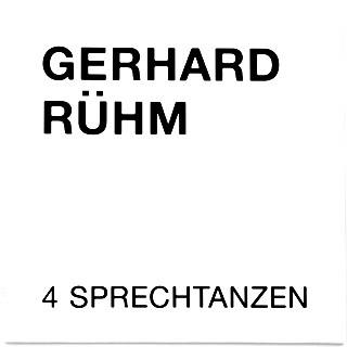 Gerhard Rühm - 4 Sprechtanzen 7“ 28270