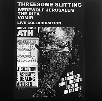 The Rita / Vomir / Werewolf Jerusalem - Threesome Slitting LP 28098