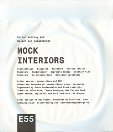 Esther Venrooy and Heleen van Haegenborgh - Mock Interiors CD 24290